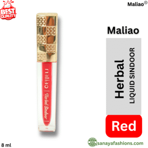 Maliao Herbal Liquid Sindoor-(8ml)-Red Color